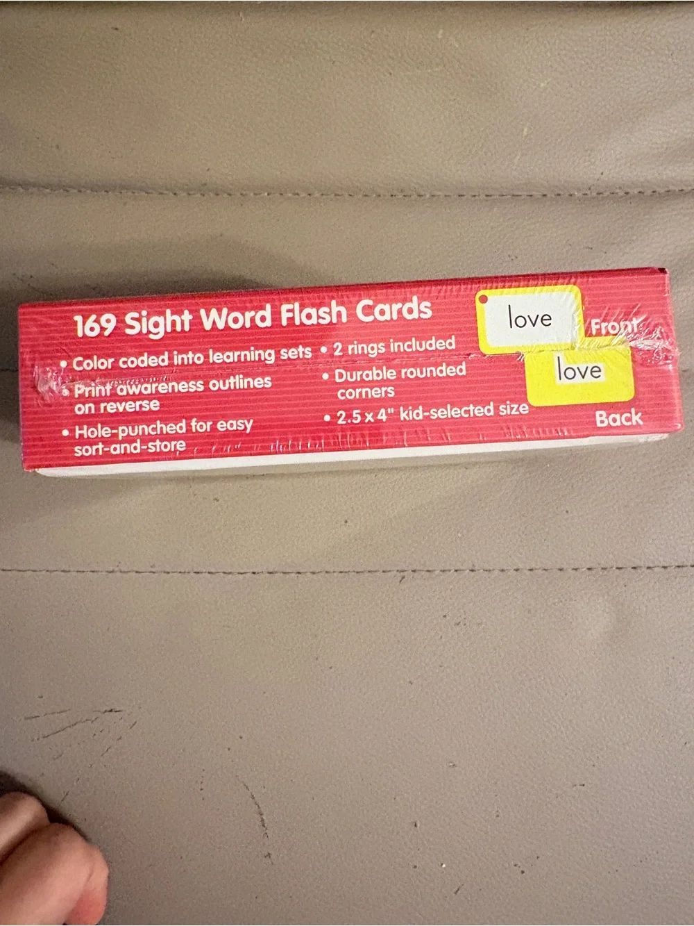 Sight Words in a Flash Set 2 decks 2 rings Grade 1-2- Multicolor Flash Cards